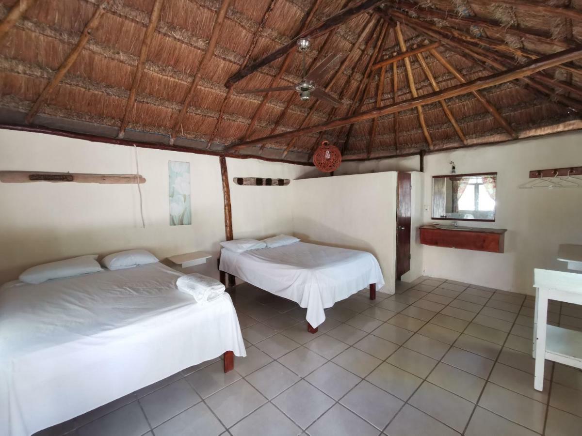 Las Cabanas Del Doctor Mahahual Bagian luar foto