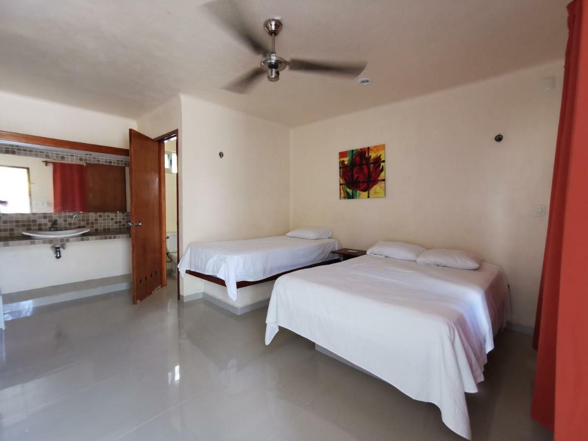 Las Cabanas Del Doctor Mahahual Bagian luar foto