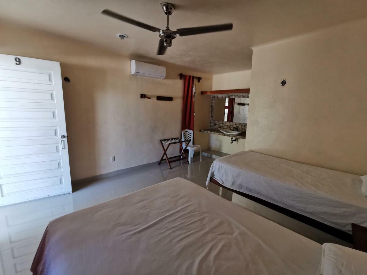 Las Cabanas Del Doctor Mahahual Bagian luar foto